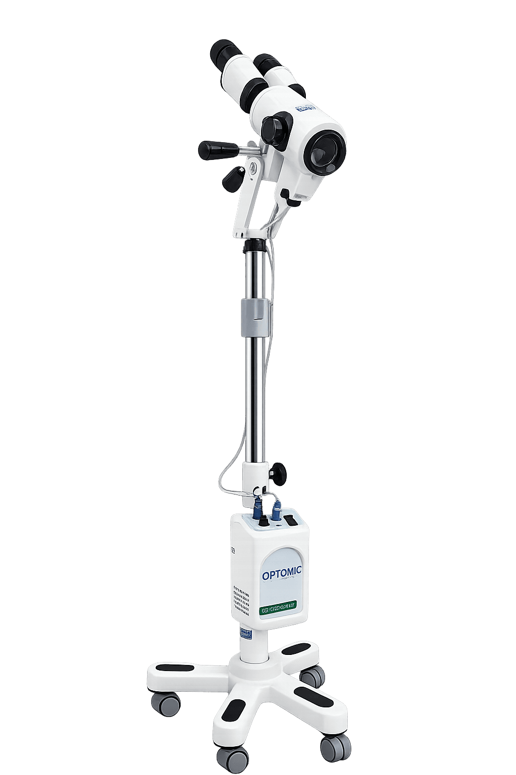 Equipamento colposcópio usado em exame ginecológico